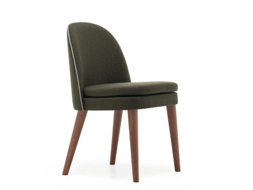 CARMEN 01 - Upholstered fabric chair by Very Wood - view 2